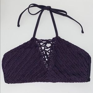 Purple Bikini Halter Top